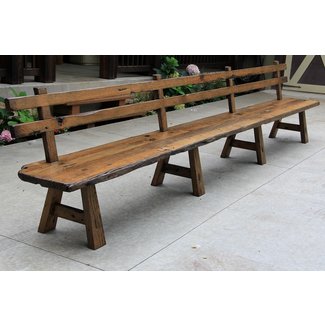 Wood Dining Bench With Back - Ideas on Foter