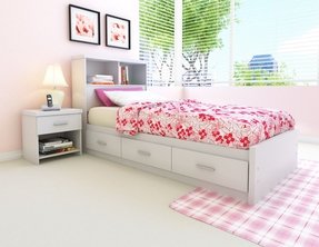 Twin Storage Bed With Bookcase Headboard For 2020 Ideas On Foter