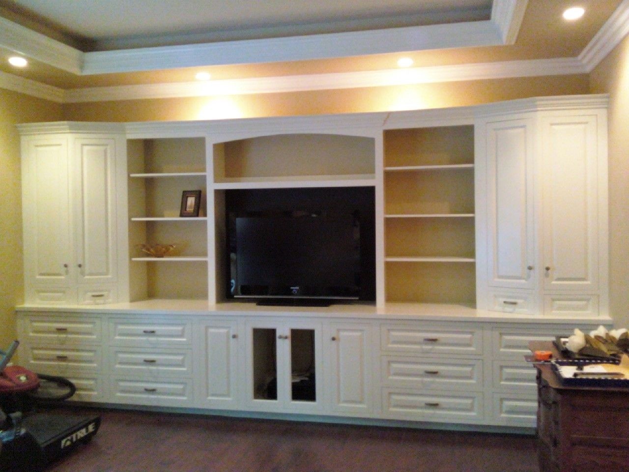 Built in tv wall units