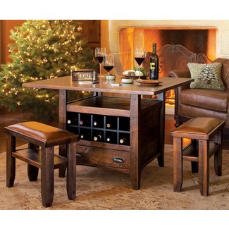 Dining Table With Wine Storage Ideas On Foter