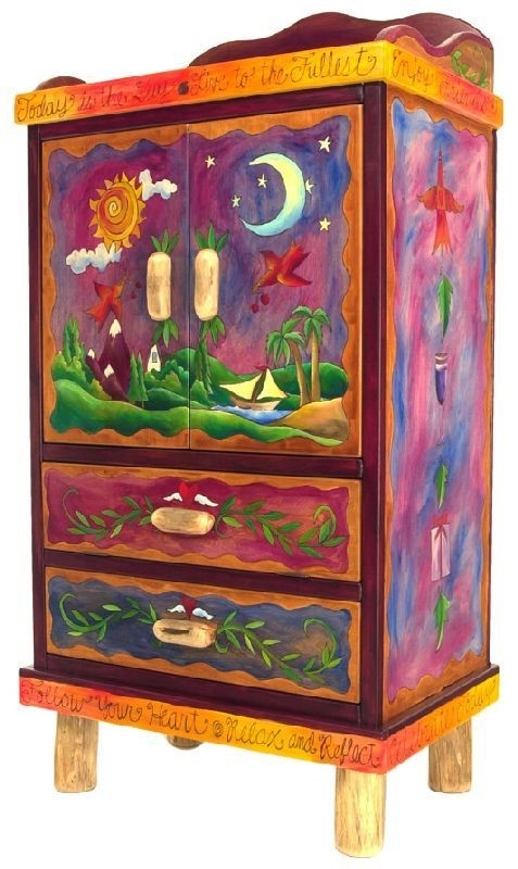 Hand painted cabinet 26