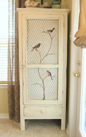 hand painted cabinet - ideas on foter