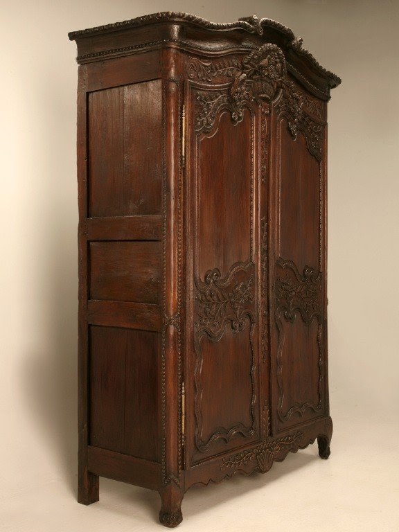Im offering this hand carved wedding armoire for sale contact