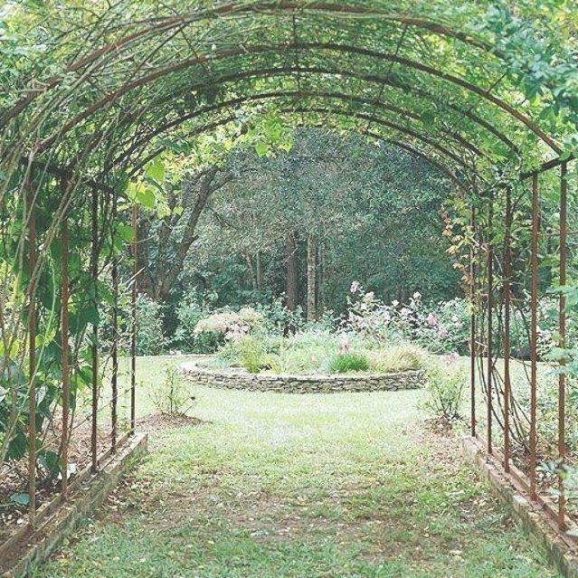 rebar garden arch