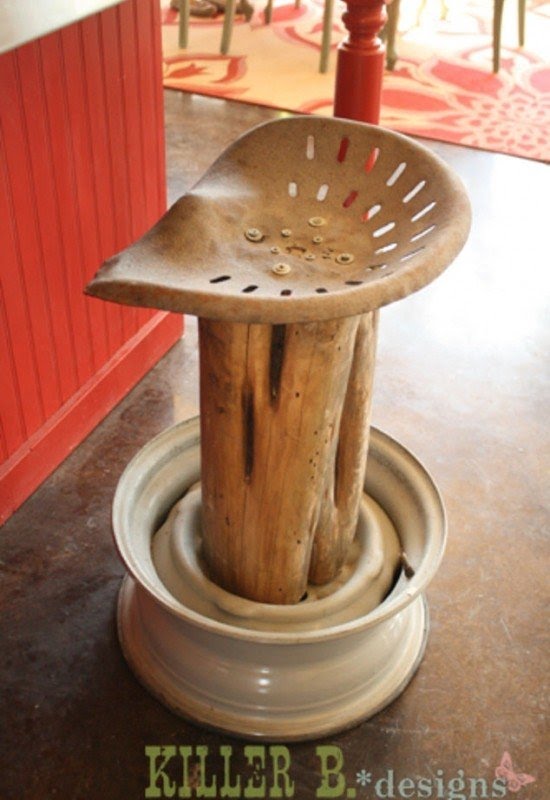 Rustic Outdoor Bar Stool Foter   Rustic Outdoor Bar Ideas 