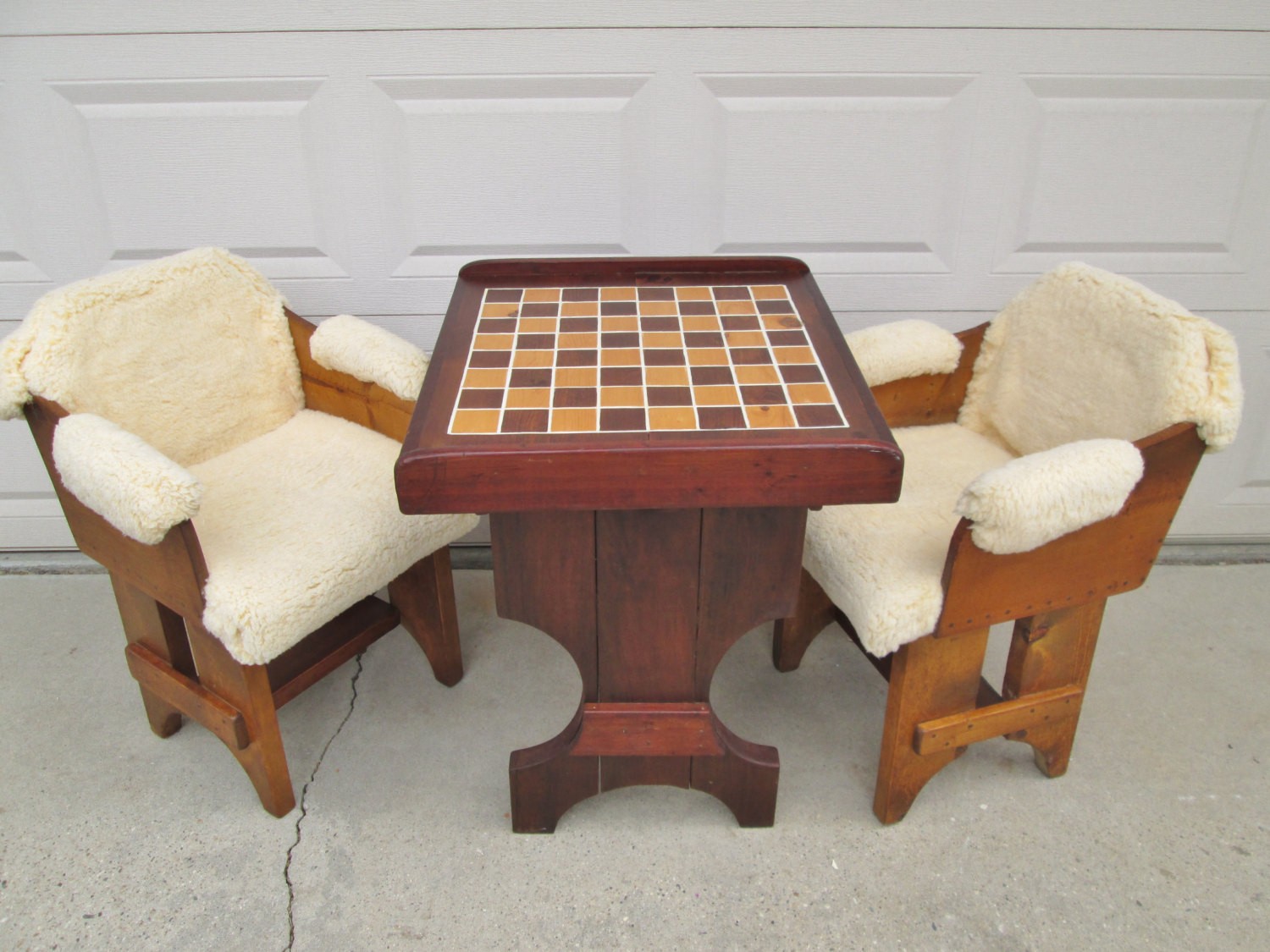 Chess Set Table | Smoked