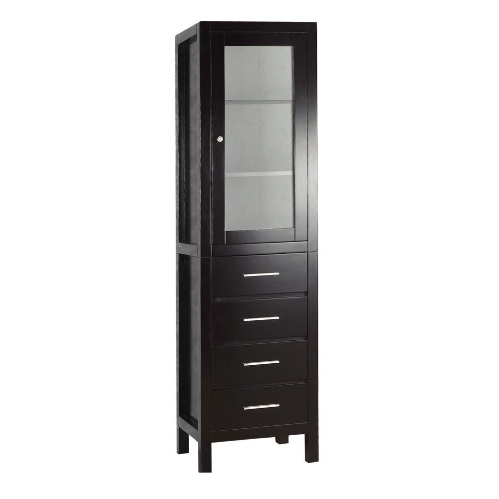 Tall linen storage cabinet 18