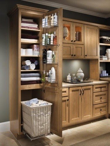 Tall linen storage cabinet 2