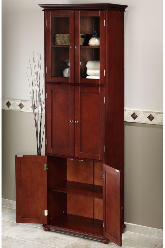 Tall linen storage cabinet 6