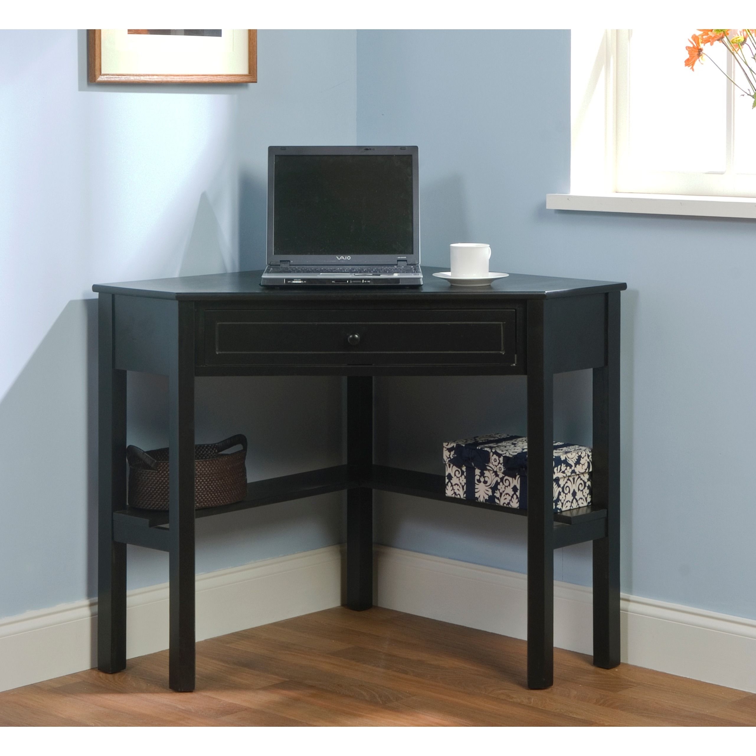 White Corner Desk With Shelves Ideas On Foter