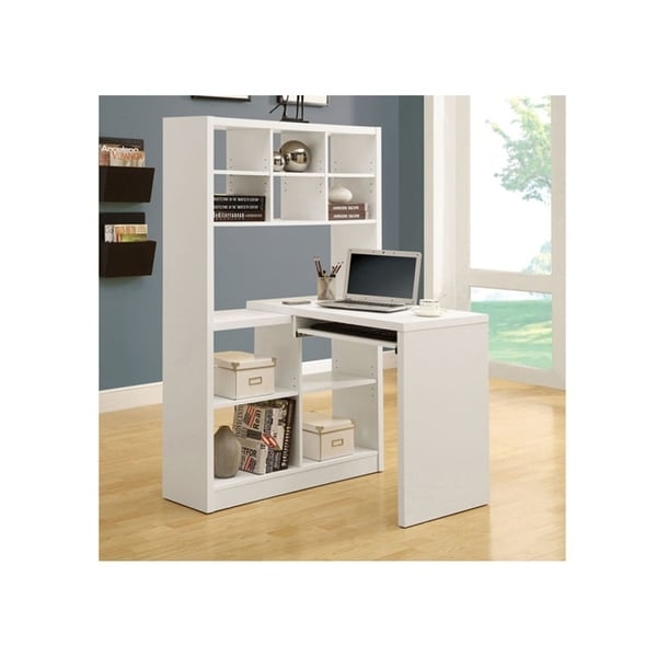 White Corner Desk With Shelves - Ideas on Foter