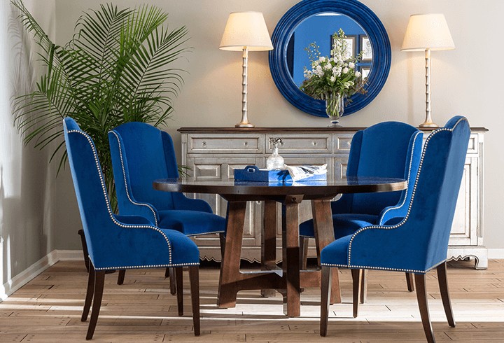 wing back dining room chairs