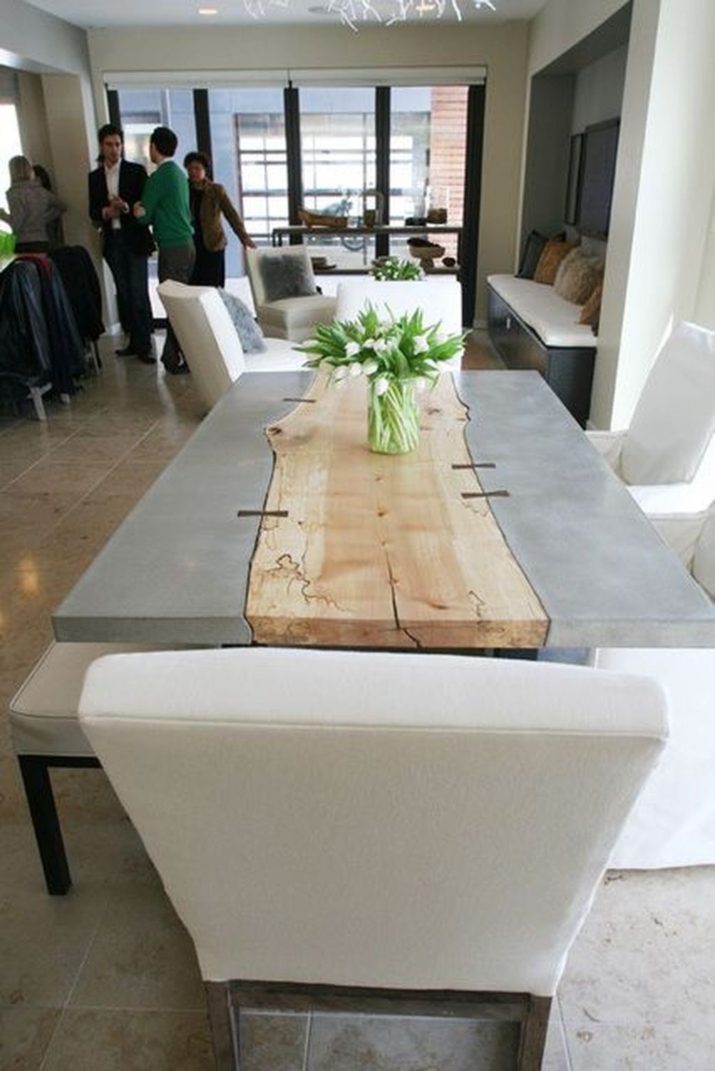 Wood dining table top