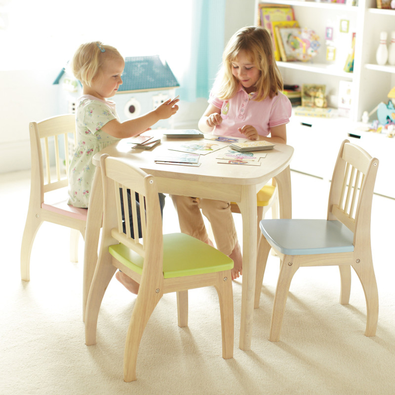 Childrens Table And Chair Sets Wooden 