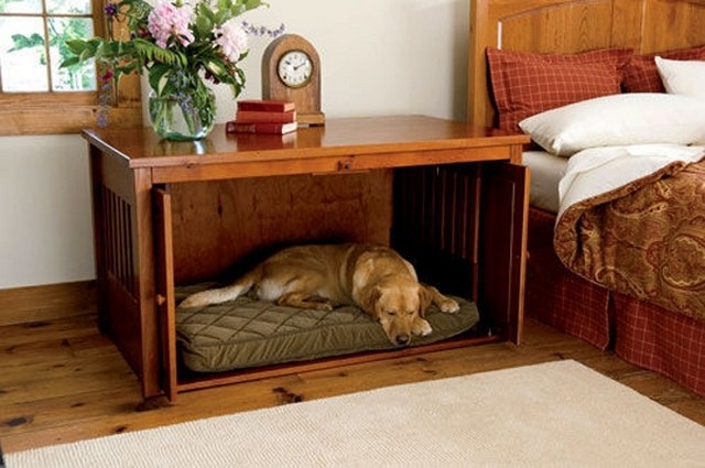 Designer dog crates furniture 1