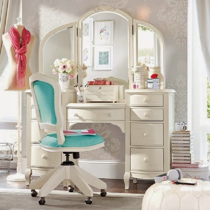 Girls desk vanity 18