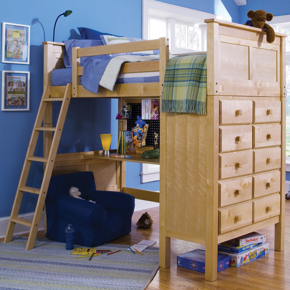 Loft Bed With Built In Desk Ideas On Foter