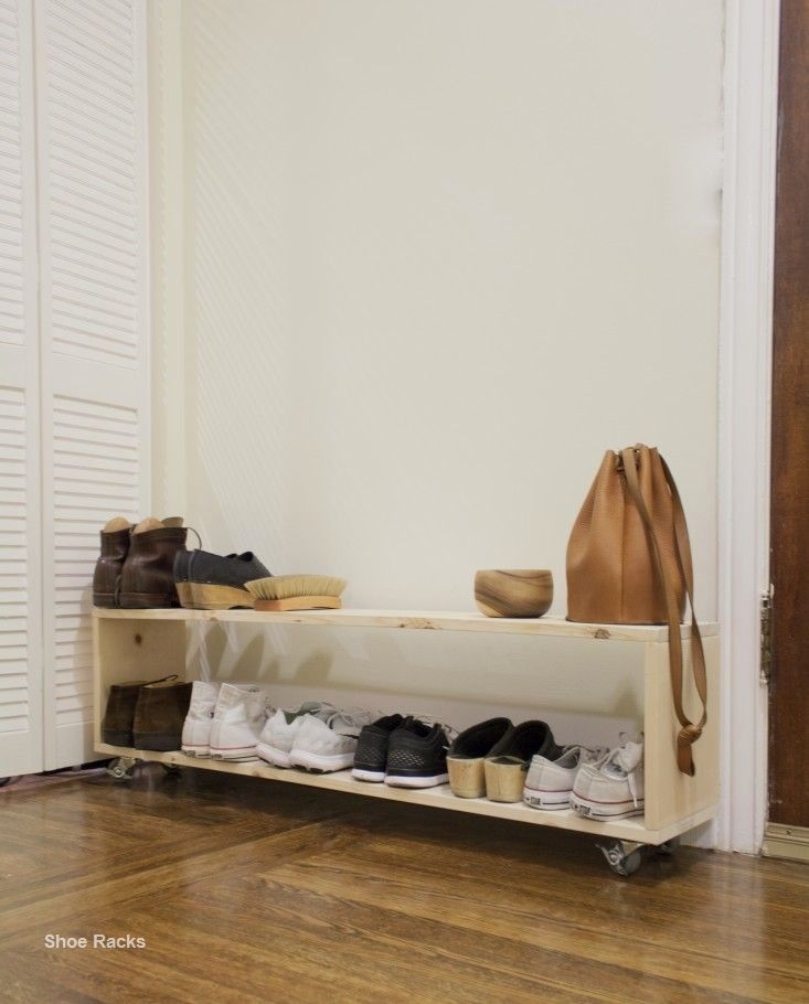 low shoe shelf