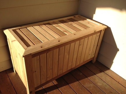 Indoor wood storage discount box