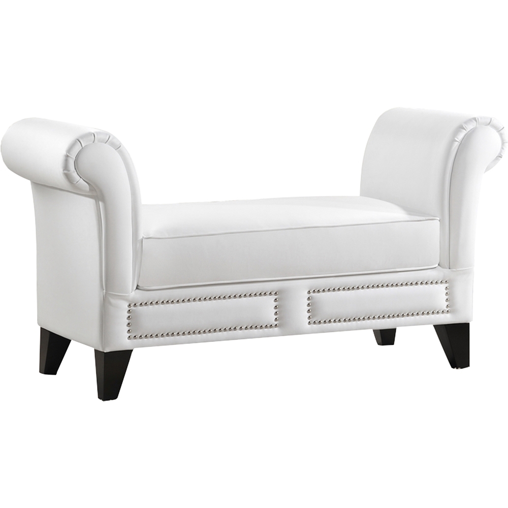 Upholstered benches with arms 15