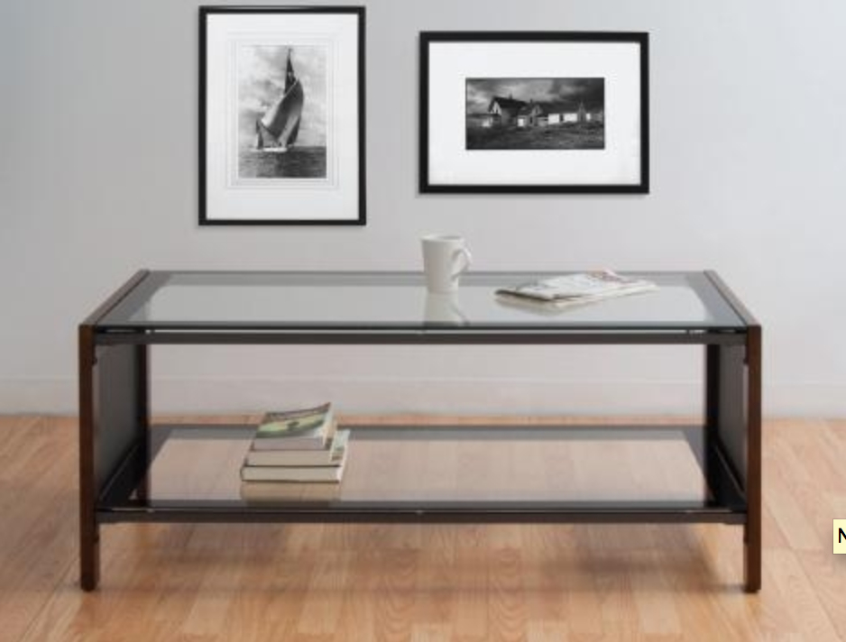 Calico designs modern glass coffee table 56005