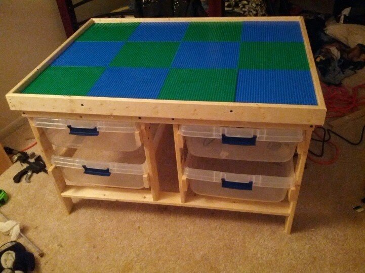 childrens storage table