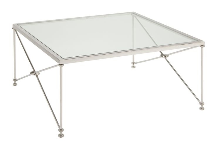 Contemporary coffee table with clean lines and soft detailing fits