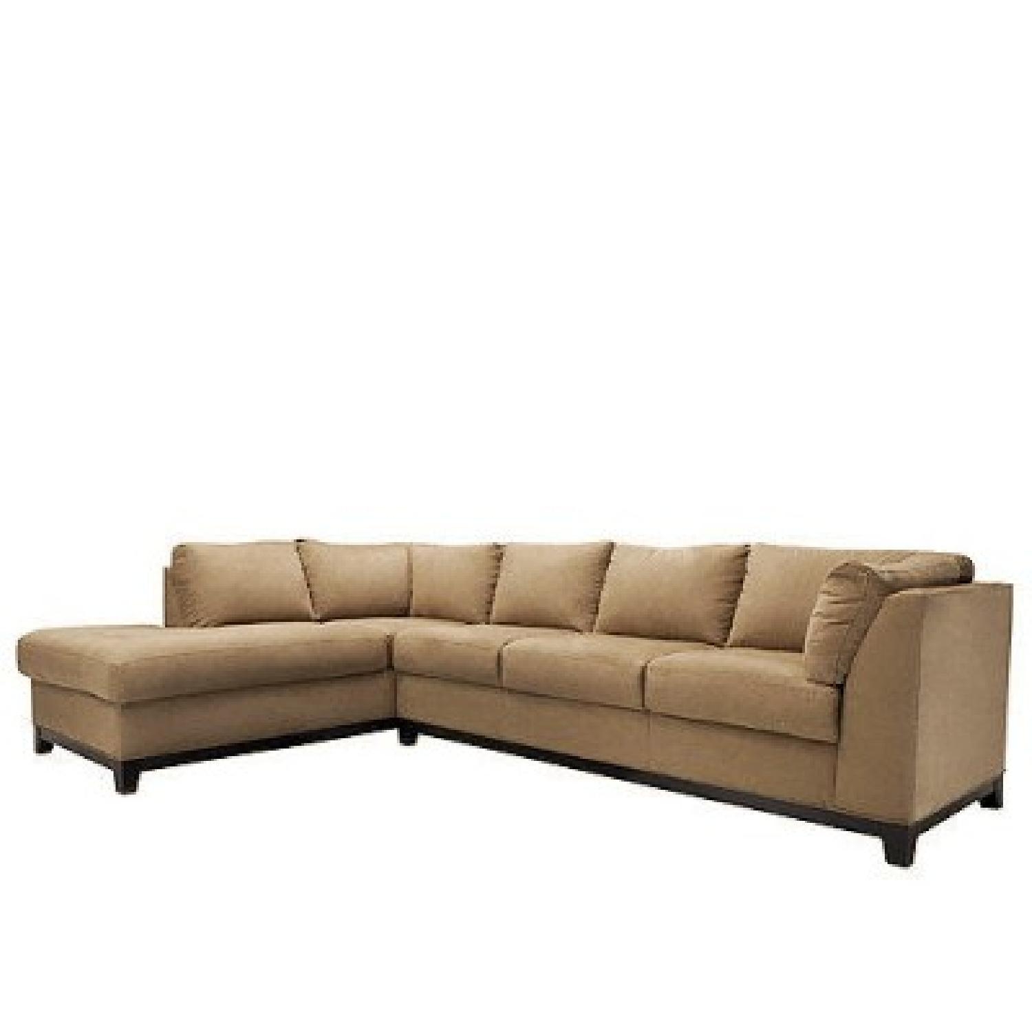 Contemporary microfiber sectional sofa 1