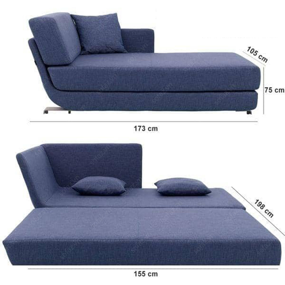 Convertible chaise sofa 13