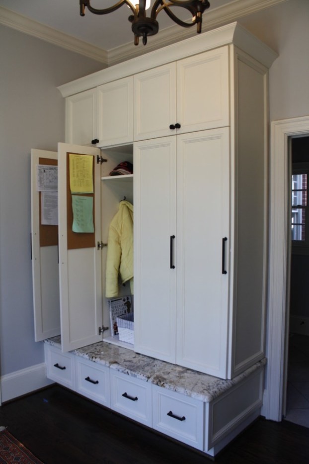 Hallway cupboard for coats