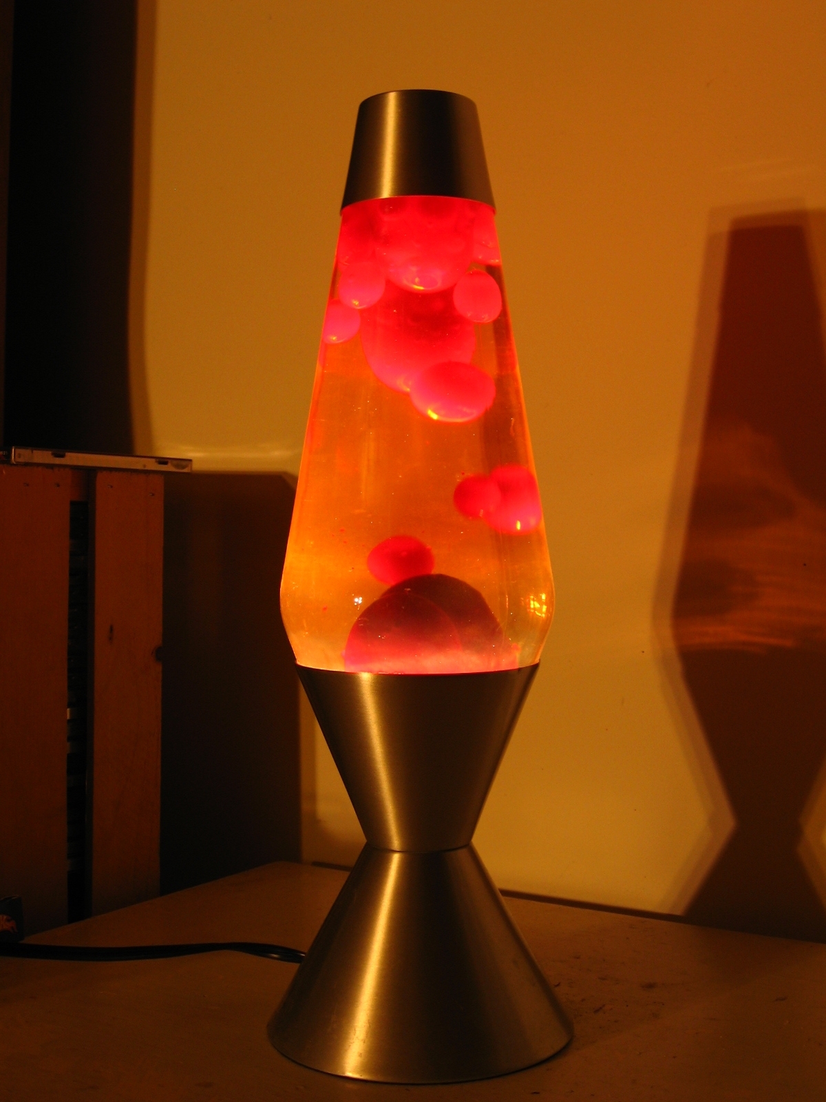 Lava lamp orange was very popular in the 1970s