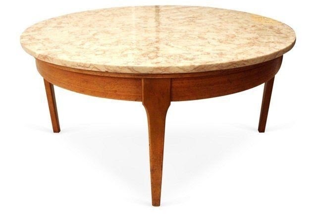 Round marble coffee tables for sale