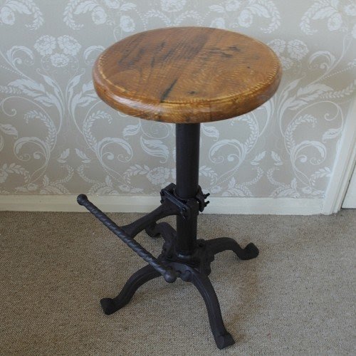 Wooden bar stool tractor 87