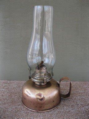 Antique kerosene oil lamp vintage brass queen anne white flame