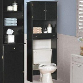 Black Bathroom Space Saver Over Toilet Ideas On Foter