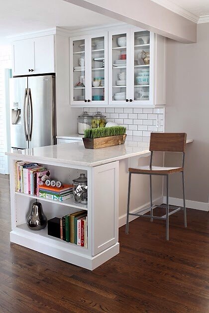 Breakfast bar with deals storage