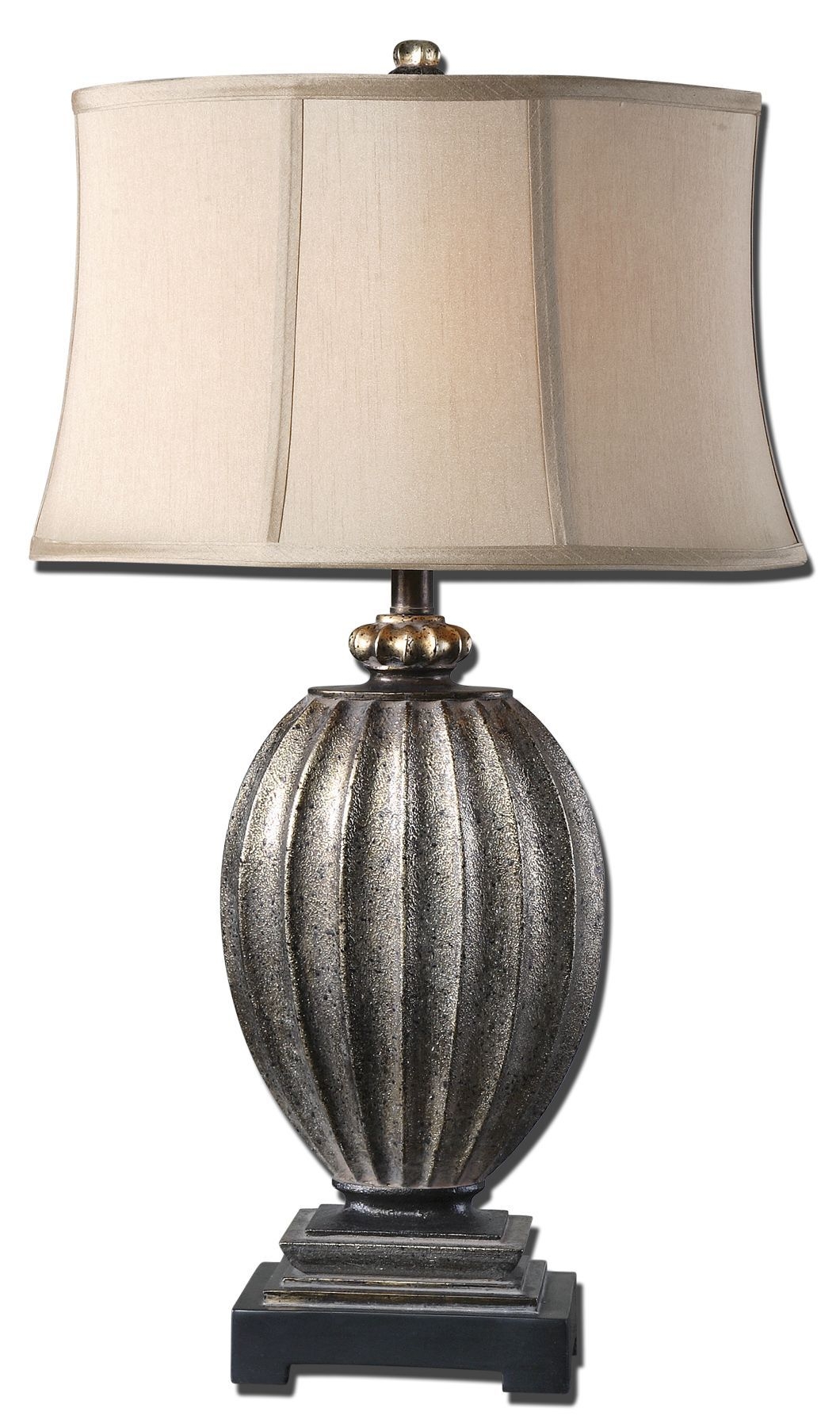 Diveria 30.5" H Table Lamp with Oval Shade