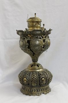 Glass oil lamps antique