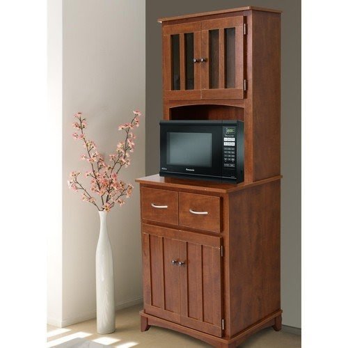 Rustic Microwave Cart - Ideas on Foter