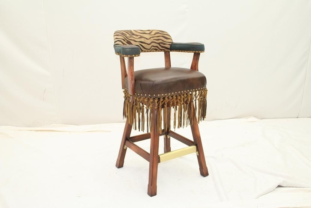 Our best selling style of barstool shown here with our