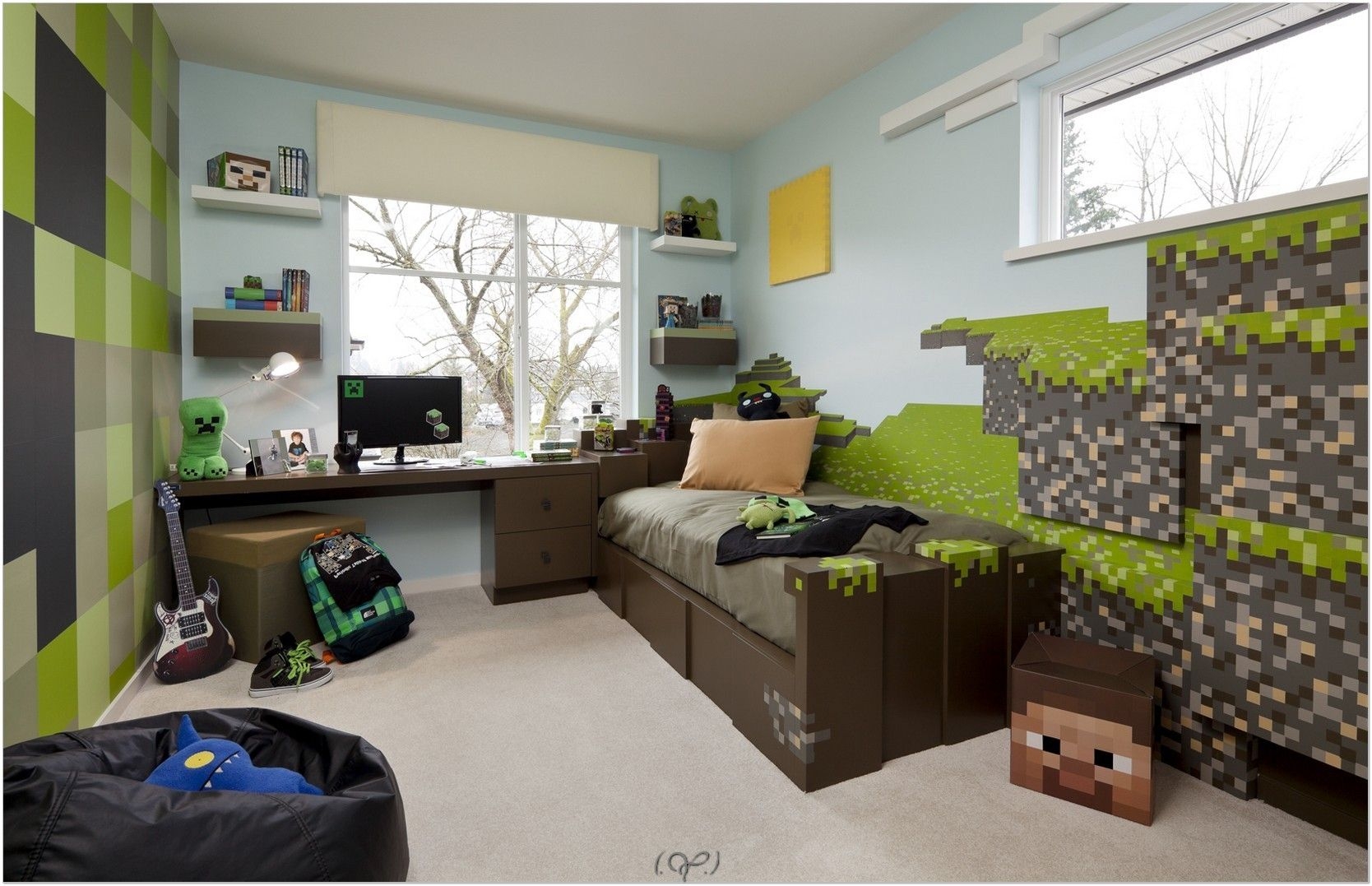 Video Game Themed Room Decor - Video Game Gaming Room Novocom Top : Decorate with elements from the type of sport (like goal posts for a football game).