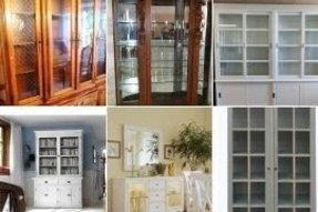 Buffet Cabinet With Glass Doors - Foter