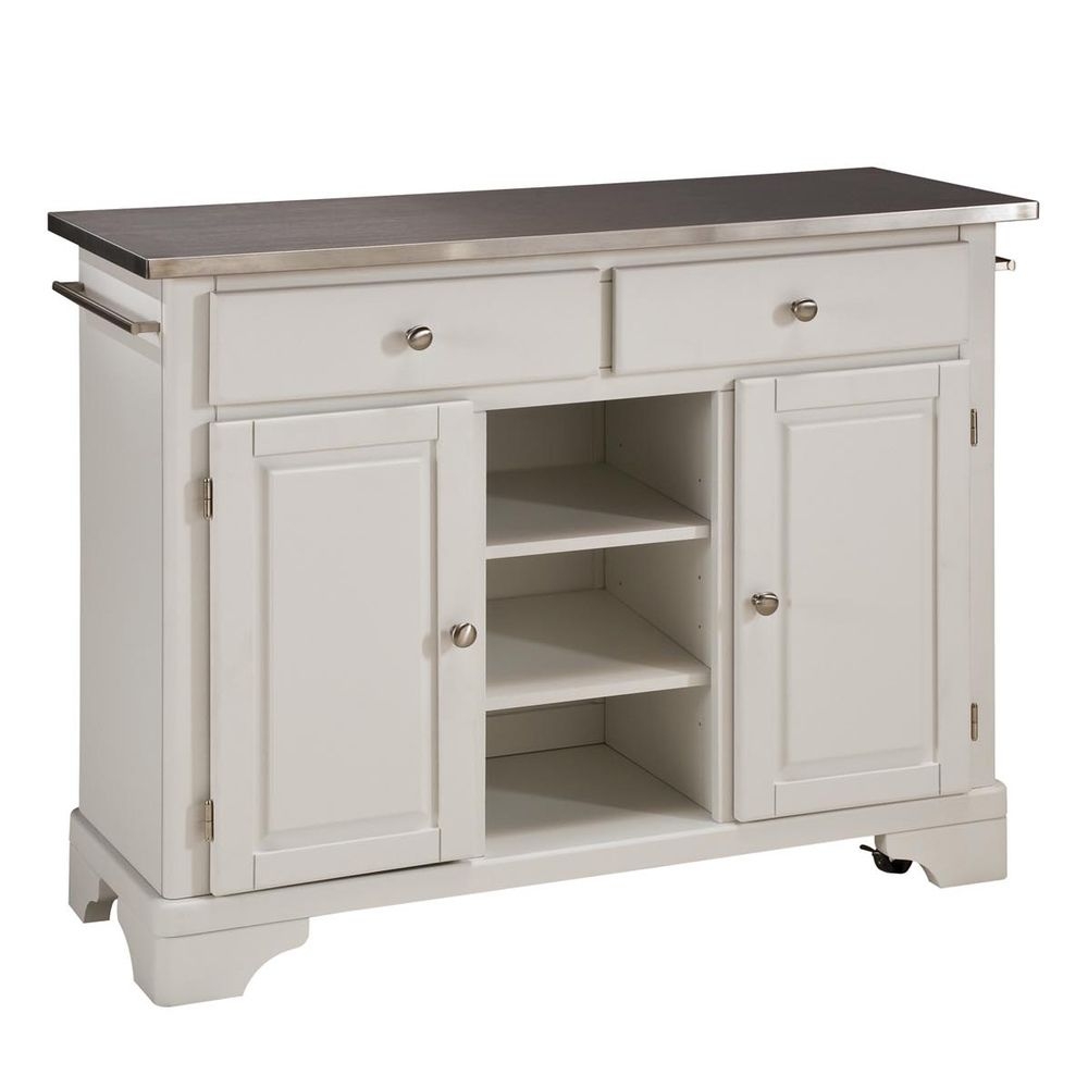 Crosley Kitchen Island With Stainless Steel Top