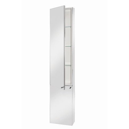 Narrow medicine deals cabinet with mirror