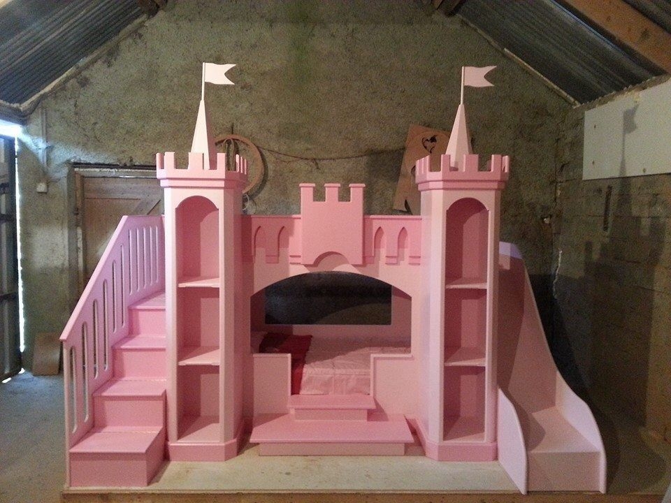 castle bed for little girl