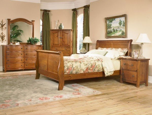 Oak bedroom furniture sets