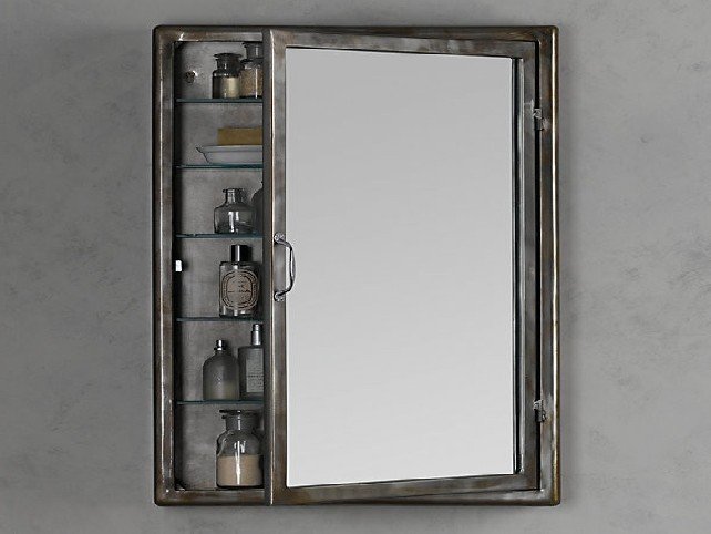 retro bathroom mirror cabinets