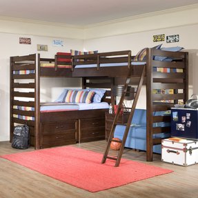 Bunk Desk Bed Ideas On Foter Bunk Desk Bed 2