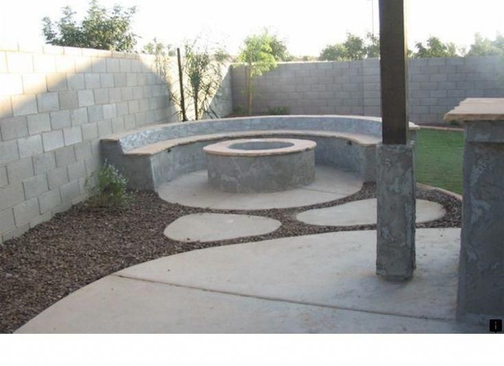 Concrete patio benches 16