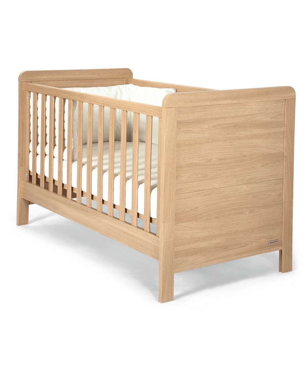 natural wood cot bed